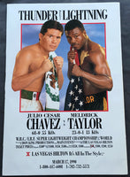 CHAVEZ, JULIO CESAR-MELDRICK TAYLOR I ON SITE POSTER (1990)