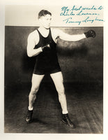 LOUGHRAN, TOMMY SIGNED PHOTOGRAPH