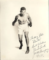 DEMPSEY, JACK SIGNED PHOTOGRAPH (SIGNED IN 1942)