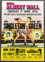 GREEN, DAVEY "BOY"-JOEY SINGLETON ON SITE POSTER (1976)