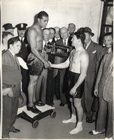 LOUIS, JOE-BOB PASTOR II ORIGINAL PHOTO (1939-WEIGHING IN)