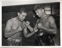 LOUIS, JOE-LOU NOVA WIRE PHOTO (1941-WEIGHING IN)