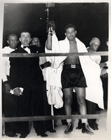 LOUIS, JOE-MAX SCHMELING II WIRE PHOTO (1938-END OF FIGHT)