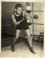 VILLA, PANCHO WIRE PHOTO (1922-TRAINING FOR GENARO)