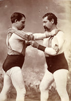 MCMAHON, JOHN & WILLIAM KENNEDY ORIGINAL PHOTOGRAPHS (CIRCA 1881-WRESTLERS)