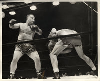 BAER, MAX-TONY GALENTO WIRE PHOTO (1940-1ST ROUND)