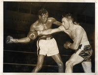 GAVILAN, KID-CARMEN BASILIO WIRE PHOTO (1953)