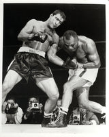 MARCIANO, ROCKY-JERSEY JOE WALCOTT ORIGINAL PHOTOGRAPH (1952)