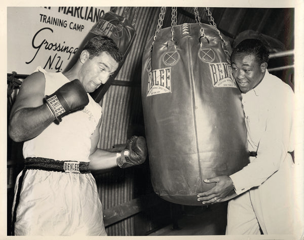 MARCIANO, ROCKY KID GAVILAN WIRE PHOTO (1953)