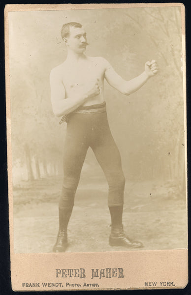 MAHER, PETER CABINET CARD