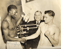 MONTGOMERY, BOB-MIKE EVANS WIRE PHOTO (1939-SIGNED BY MONTGOMERY)