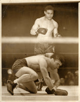 LOUIS, JOE-NATHAN MANN WIRE PHOTO (1938-2ND ROUND)