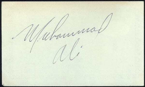 ALI, MUHAMMAD EARLY INK SIGNATURE (1964-AS CHAMPION-JSA)