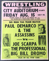 THE ASSASSINS & DEMARCO VS. SCARPA, THE PROFESSIONAL & DROMO ON SITE POSTER (1969)