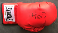 HOLYFIELD, EVANDER SIGNED BOXING GLOVE (STEINER)