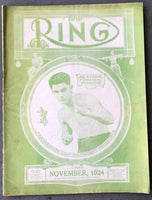 RING MAGAZINE NOVEMBER 1924