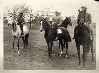 BROWN, PANAMA AL ORIGINAL ANTIQUE PHOTO (RIDING HORSE)