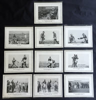 JOHNSON, JACK-JIM JEFFRIES ADVERTISING PREMIUM SET OF 10 (1910)