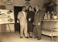 LAMOTTA, JAKE & VICKI LAMOTTA ORIGINAL PHOTO (1949-BEL AIR DEALER)