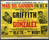 GRIFFITH, EMILE-MANUEL GONZALEZ ON SITE POSTER (1965)