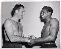 PATTERSON, FLOYD-JOEY MAXIM WIRE PHOTO (1954-PRE FIGHT)