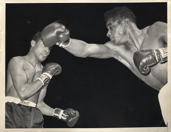 PATTERSON, FLOYD-WILLIE TROY ORIGINAL WIRE PHOTO (1955)