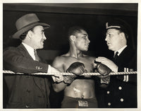 JACK, BEAU & JOHNNY DUNDEE & BENNY LEONARD WIRE PHOTO (1942)