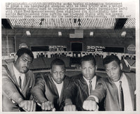 ELLIS, JIMMY-LEOTIS MARTIN & ERNIE TERRELL-THAD SPENCER WIRE PHOTO (1967)