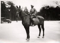 BROWN, PANAMA AL WIRE PHOTO (RIDING A HORSE)