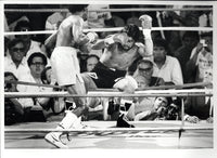 DURAN, ROBERTO-THOMAS HEARNS WIRE PHOTO (1982)