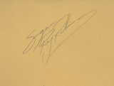 ROBINSON, SUGAR RAY INK SIGNED ALBUM PAGE (PSA/DNA-MINT 9)