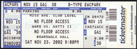 GATTI, ARTURO-MICKY WARD II FULL TICKET (2002-PSA/DNA FULL MINT 9)