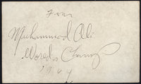 ALI, MUHAMMAD INK SIGNATURE (AS CHAMPION-EARLY-JSA)