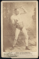 FITZSIMMONS, ROBERT CABINET CARD (1894)
