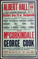 MCCORKINDALE, DON-GEORGE COOK ON SITE POSTER (1932-WHITE HEAVYWEIGHT CHAMPIONSHIP)