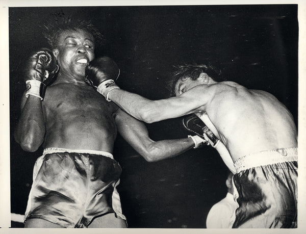 GAVILAN, KID-PETER WATERMAN WIRE PHOTO (1956)