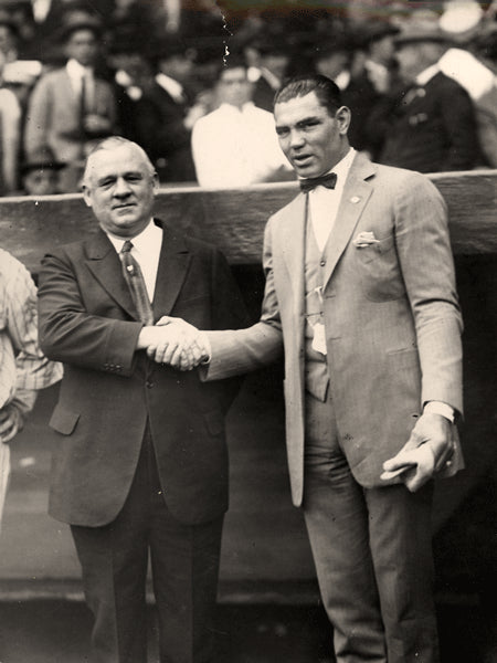 DEMPSEY, JACK & BASEBALL'S JOHN MCGRAW ORIGINAL PHOTOGRAPH (BY CONLON)