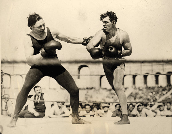 DEMPSEY, JACK ORIGINAL WIRE PHOTO (1924-PROMOTING THE OLYMPIC TRYOUTS)