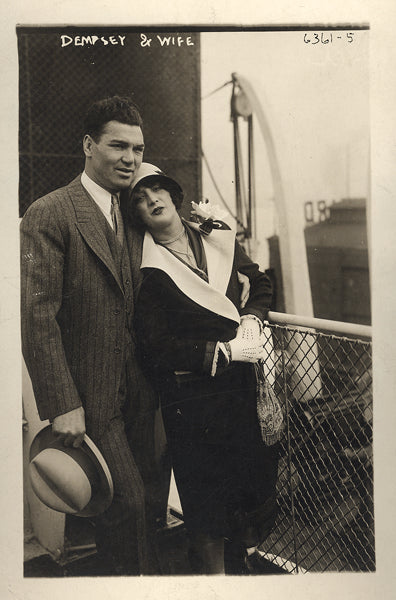 DEMPSEY, JACK & ESTELLE TAYLOR ORIGINAL PHOTOGRAPH (1925)