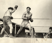 DEMPSEY, JACK & ED KENNEDY WIRE PHOTO (1924