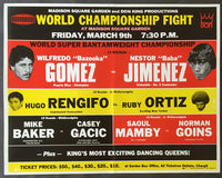 GOMEZ, WILFREDO-NESTOR JIMENEZ ON SITE POSTER (1979)