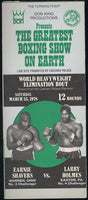 HOLMES, LARRY-EARNIE SHAVERS I SOUVENIR PROGRAM (1978)