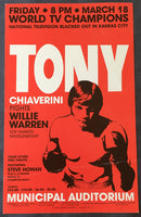 CHIAVERINI, TONY-WILLIE WARREN ON SITE POSTER (1977)