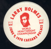 HOLMES, LARRY SOUVENIR PIN (1978-NORTON FIGHT)