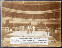 SULLIVAN, JOHN L.-PADDY RYAN LARGE FORMAT PHOTO (1897)
