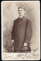 O'BRIEN, PHILADELPHIA JACK SIGNED CABINET CARD