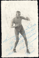 BROWN, PANAMA AL SIGNED PHOTO (TO NAT FLEISCHER)