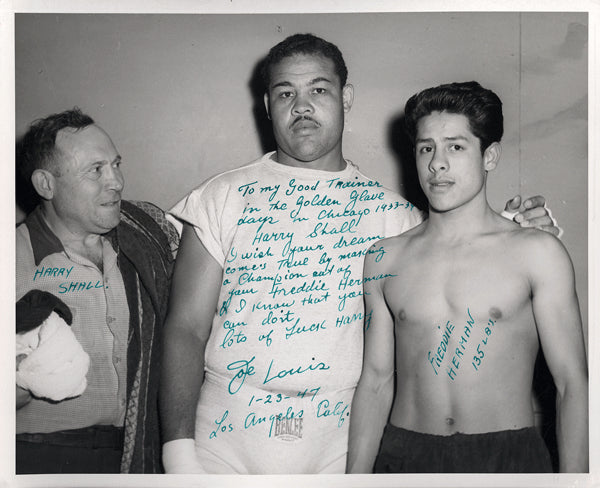 LOUIS, JOE SIGNED PHOTO (1947)