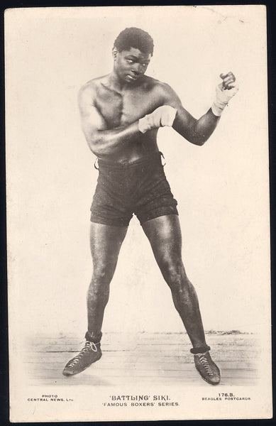 SIKI, BATTLING REAL PHOTO POSTCARD