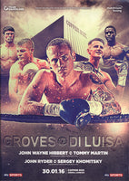 GROVES, GEORGE-ANDREA DILUSA OFFICIAL PROGRAM (2016)